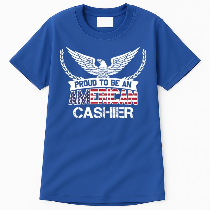 Proud To Be An American Cashier Gift Tall T-Shirt