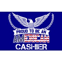 Proud To Be An American Cashier Gift Bumper Sticker