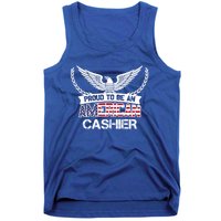 Proud To Be An American Cashier Gift Tank Top