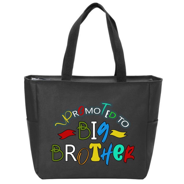 Promoted To Big Brother Est 2025 / Soon To Be Big Brother Zip Tote Bag