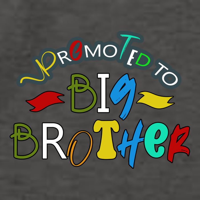 Promoted To Big Brother Est 2025 / Soon To Be Big Brother Vector Backpack