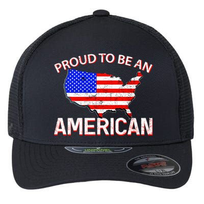 Proud To Be An American Flexfit Unipanel Trucker Cap