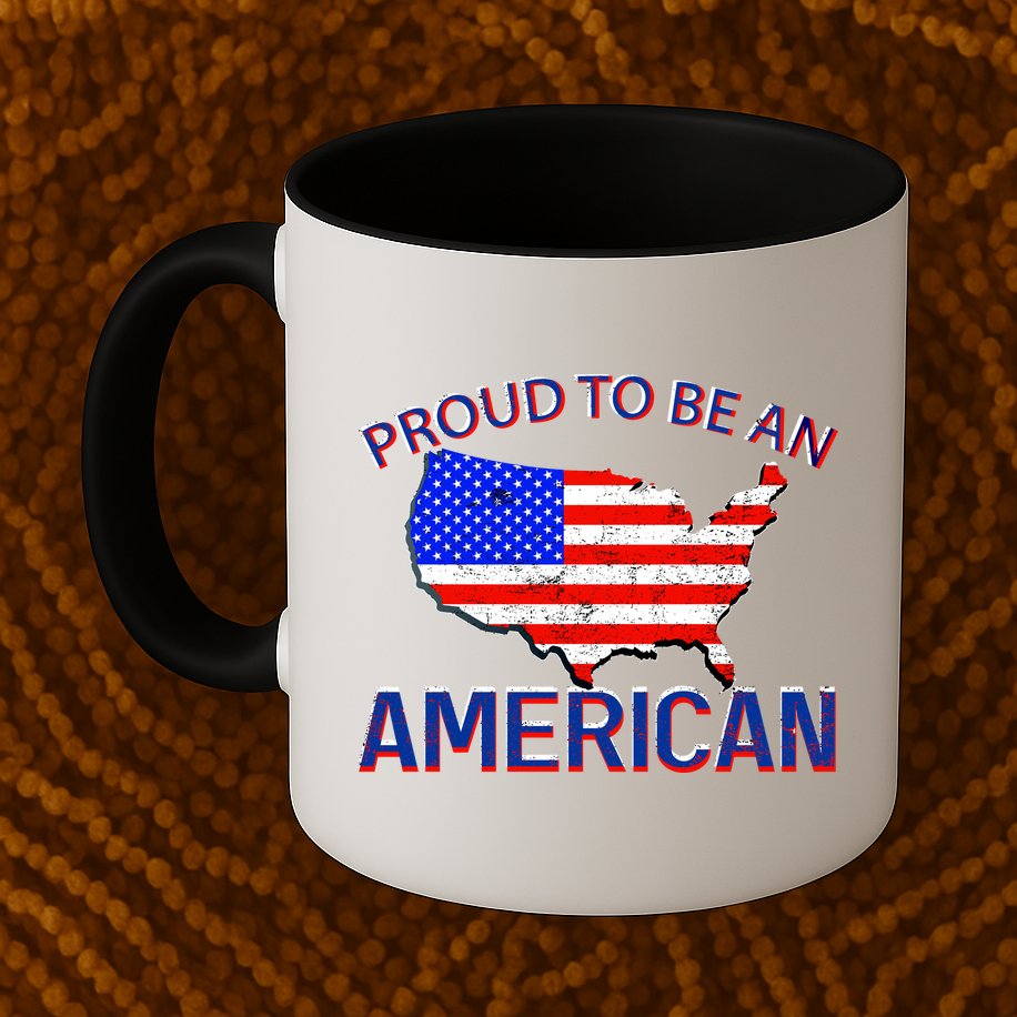 Proud To Be An American Mug