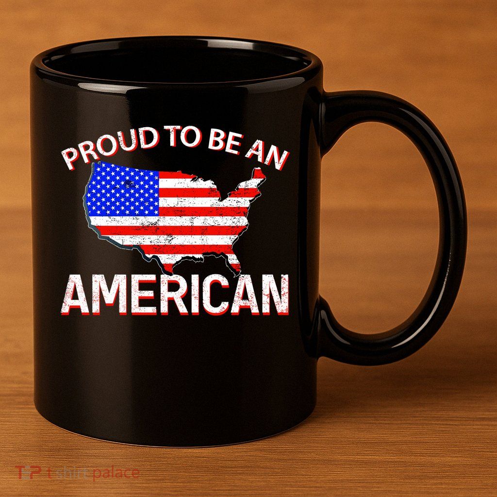 Proud To Be An American 11oz C Handle Ceramic Mug