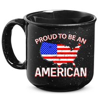 Proud To Be An American 15oz Campfire Ceramic Mug
