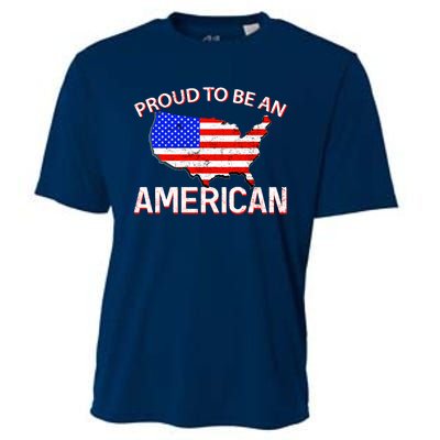 Proud To Be An American Cooling Performance Crew T-Shirt