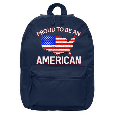 Proud To Be An American 16 in Basic Backpack