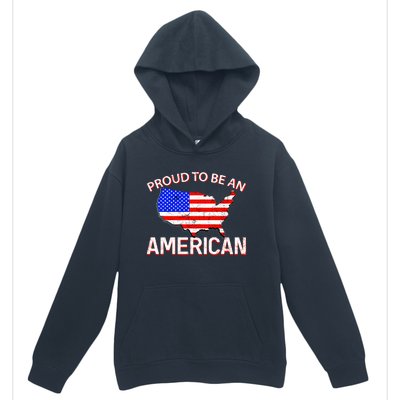 Proud To Be An American Urban Pullover Hoodie