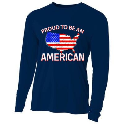 Proud To Be An American Cooling Performance Long Sleeve Crew