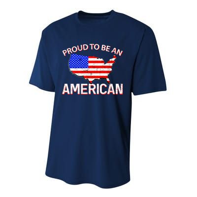 Proud To Be An American Performance Sprint T-Shirt