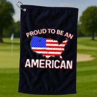 Proud To Be An American Golf Towel