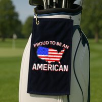 Proud To Be An American Golf Towel