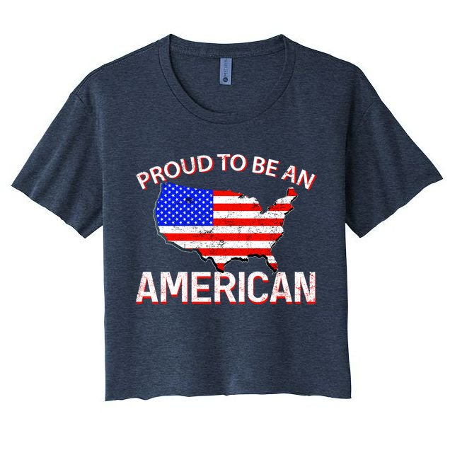 Proud To Be An American Crop Top