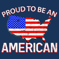 Proud To Be An American Women's V-Neck T-Shirt