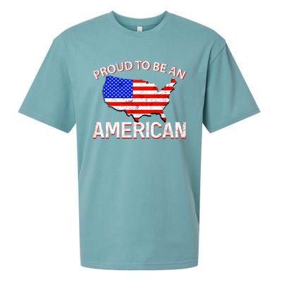 Proud To Be An American Sueded Cloud Jersey T-Shirt