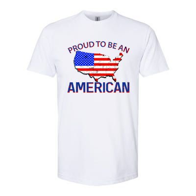 Proud To Be An American Softstyle CVC T-Shirt