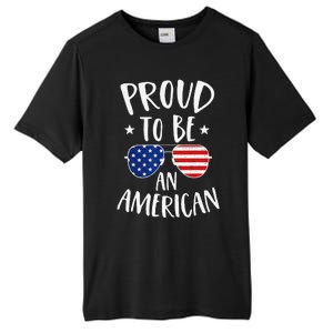 Proud to Be an American 4th of July Patriotic Tall Fusion ChromaSoft Performance T-Shirt