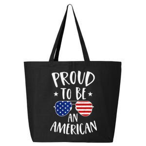 Proud to Be an American 4th of July Patriotic 25L Jumbo Tote