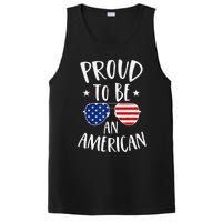 Proud to Be an American 4th of July Patriotic PosiCharge Competitor Tank