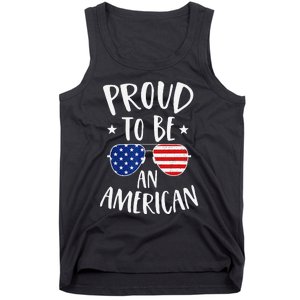 Proud to Be an American 4th of July Patriotic Tank Top