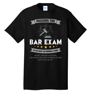 Passing The Bar Exam Is Easy Lawyer Graduation Attorney Tall T-Shirt