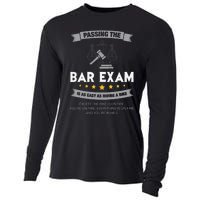 Passing The Bar Exam Is Easy Lawyer Graduation Attorney Cooling Performance Long Sleeve Crew