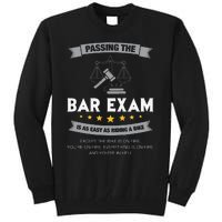 Passing The Bar Exam Is Easy Lawyer Graduation Attorney Tall Sweatshirt