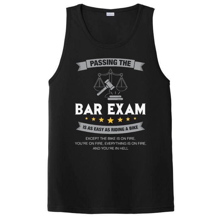 Passing The Bar Exam Is Easy Lawyer Graduation Attorney PosiCharge Competitor Tank