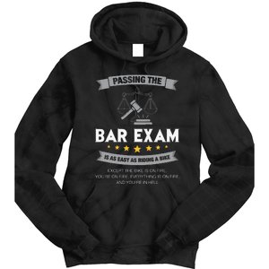 Passing The Bar Exam Is Easy Lawyer Graduation Attorney Tie Dye Hoodie