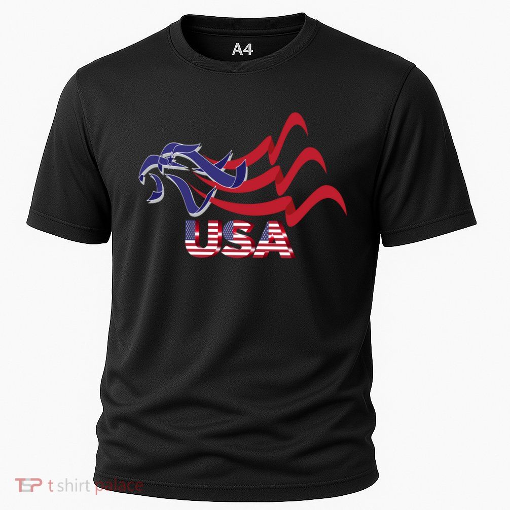 Proud To Be An American Flag Gift Usa Eagle Vintage Performance Shirt