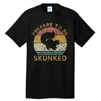 Prepare To Be Skunked Cribbage Lovers Vintage Cribbage Game Tall T-Shirt