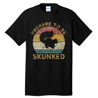 Prepare To Be Skunked Cribbage Lovers Vintage Cribbage Game Tall T-Shirt