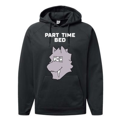 Part Time Bed Ych Performance Fleece Hoodie