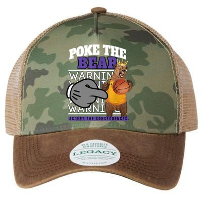 Poke The Bear Accept The Consequences Legacy Tie Dye Trucker Hat