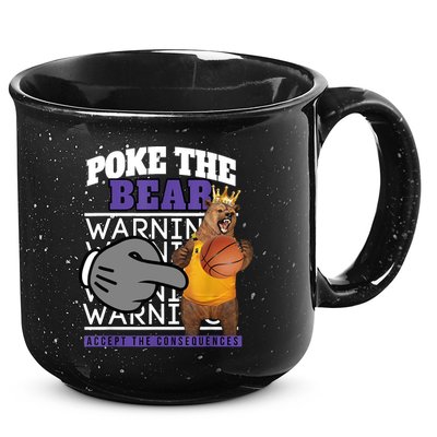 Poke The Bear Accept The Consequences 15oz Campfire Ceramic Mug