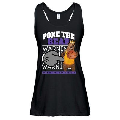 Poke The Bear Accept The Consequences Ladies Essential Flowy Tank