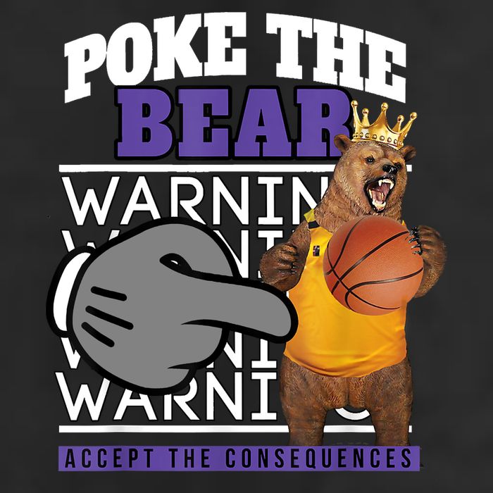 Poke The Bear Accept The Consequences Golf Towel