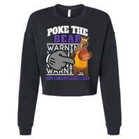 Poke The Bear Accept The Consequences Cropped Pullover Crew
