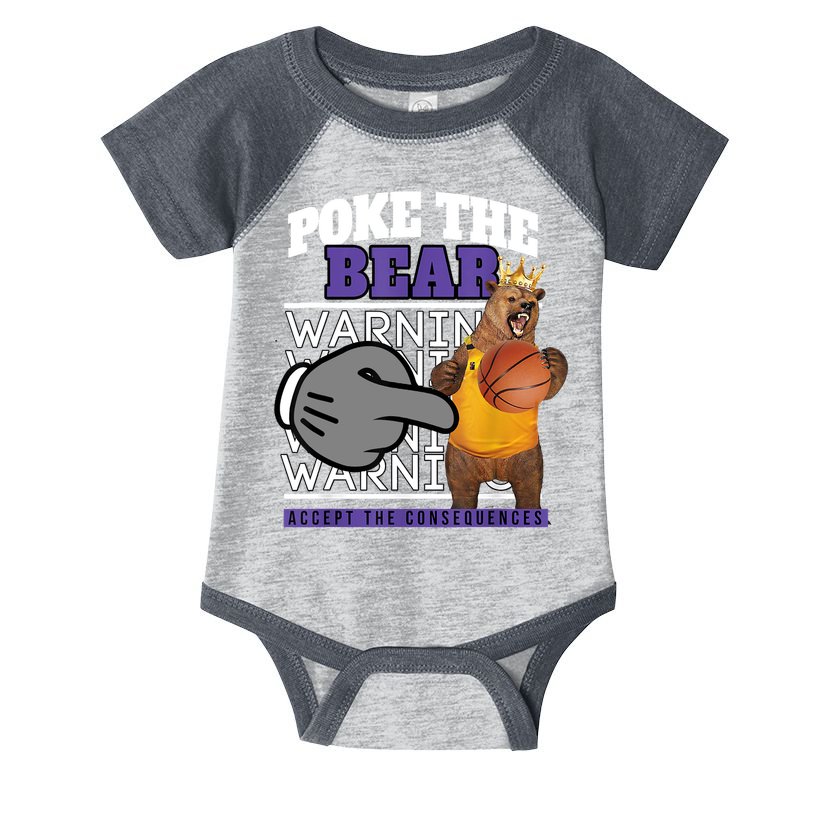 Poke The Bear Accept The Consequences Infant Baby Jersey Bodysuit