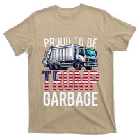 Proud To Be Trump Garbage American Flag T-Shirt