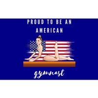 Proud To Be An American Gymnast Gift Bumper Sticker