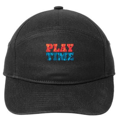 Play Time Baseball 7-Panel Snapback Hat