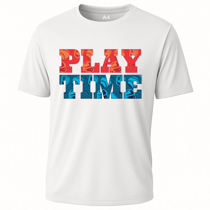 Play Time Baseball Cooling Performance Crew T-Shirt