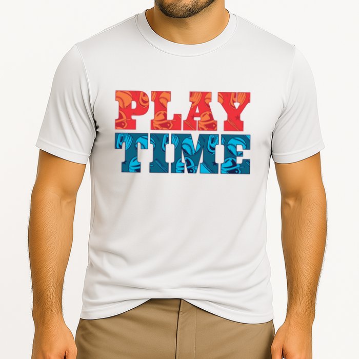 Play Time Baseball Cooling Performance Crew T-Shirt