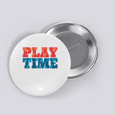 Play Time Baseball Button