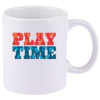 Play Time Baseball 11oz C Handle Ceramic Mug