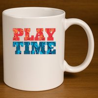 Play Time Baseball 11oz C Handle Ceramic Mug