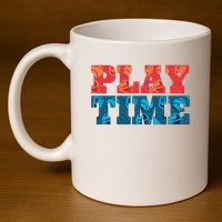 Play Time Baseball 11oz C Handle Ceramic Mug