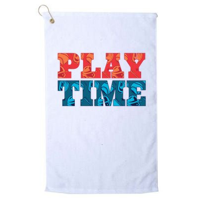 Play Time Baseball Golf Towel