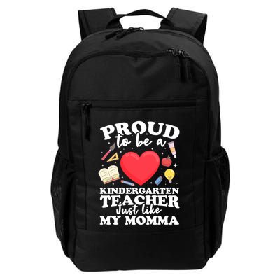 Proud To Be A Kindergarten Teacher Kindergarten Teacher Gift Backpack
